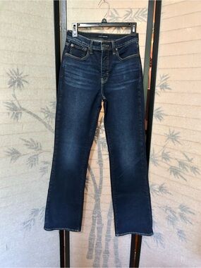 Lucky Brand Bianca Bootcut Jeans Womens 8-29/R Blue Denim Dark Wash High Rise